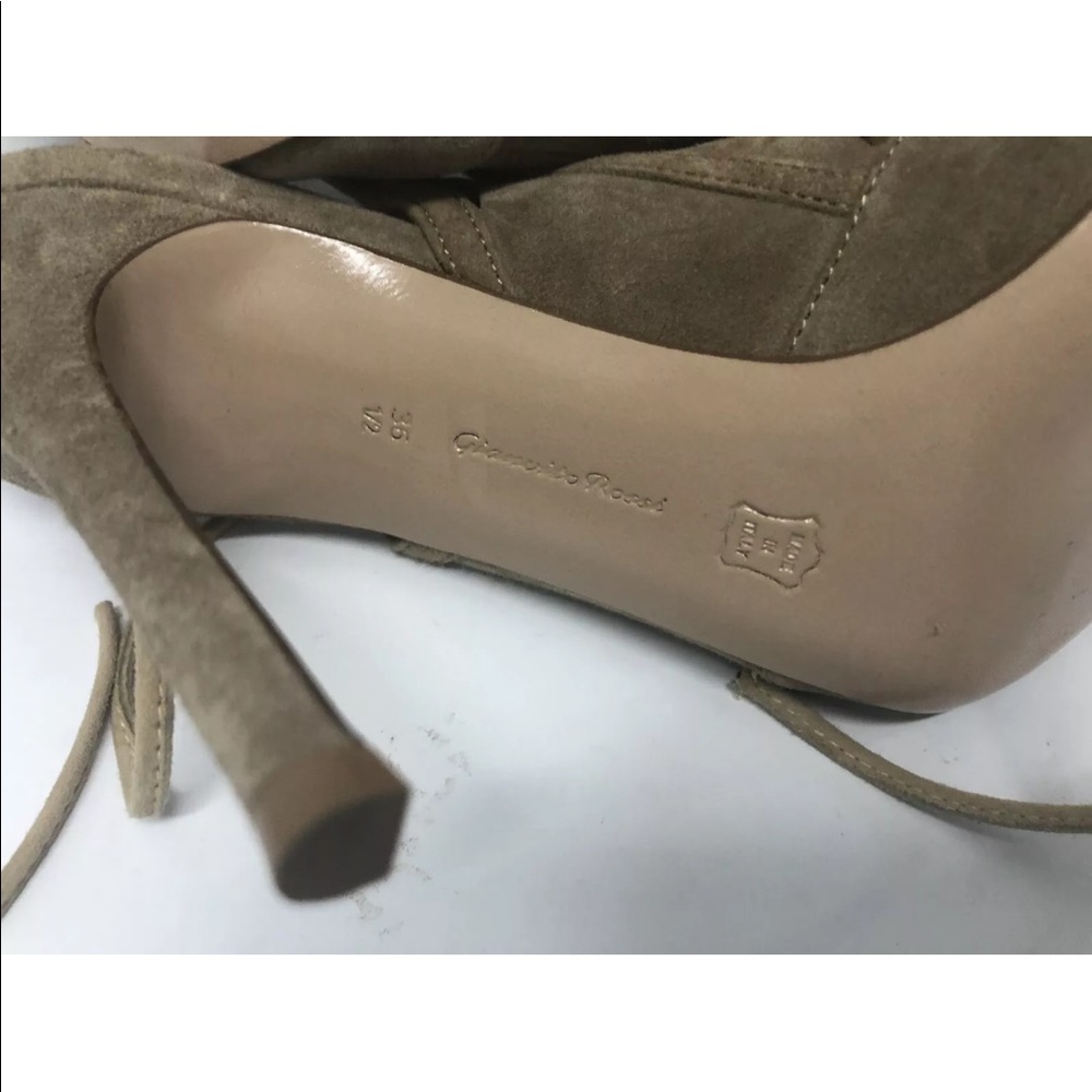 New Gianvito Rossi Sandals heels shoes Sz 36.5 - Picture 7 of 8